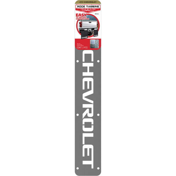 Rock Tamers Chevrolet Stainless Steel Trim Plates 1 Pair, large image number 3