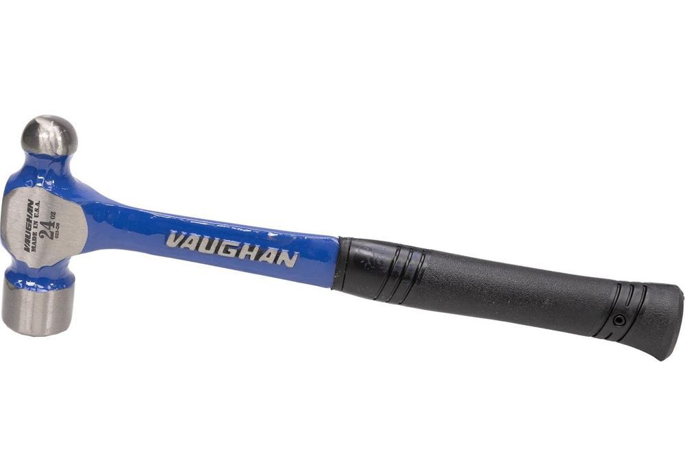 Vaughan 24 Oz Ball Pein Hammer with Steel Handle, large image number 4