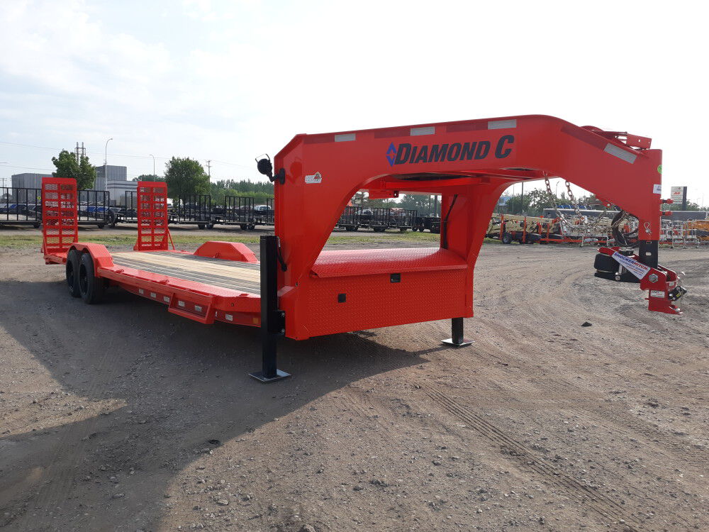 Diamond C LPX208L 28 Ft. Low Profile 18000 Lbs Gooseneck Trailer, large image number 3