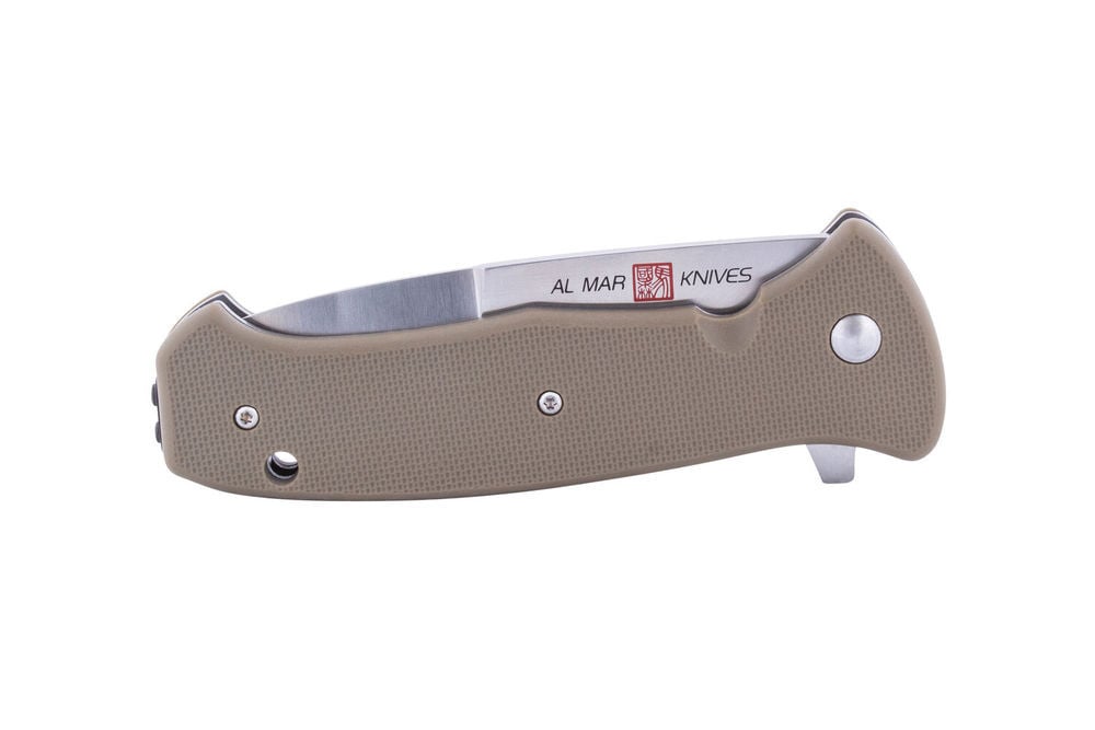 AL MAR Knives SERE 2020 3in Folding Knife, Tan, large image number 2