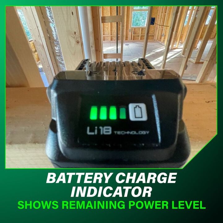 Metabo HPT Promotional 18V Lithium Ion 2.0Ah Batteries with Charge Indicators and Charger Kit, large image number 5