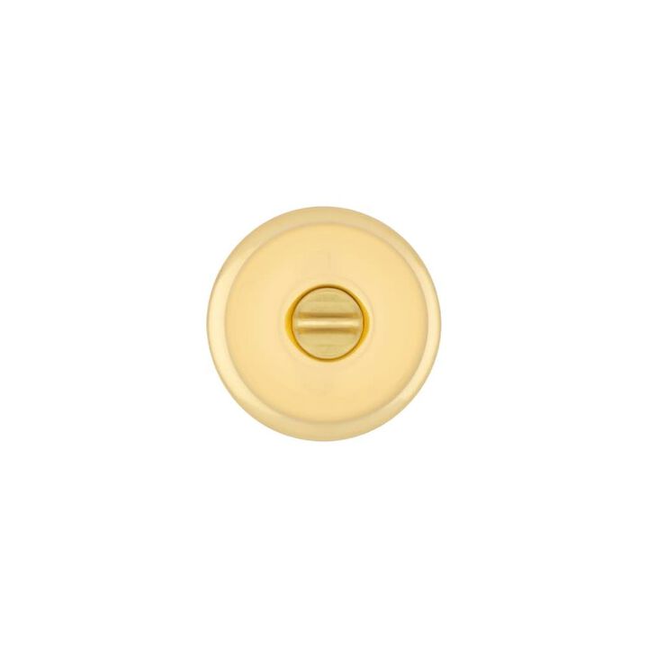 Kwikset Polished Brass Signature Series Keyed Entry Juno Door Knob, large image number 4