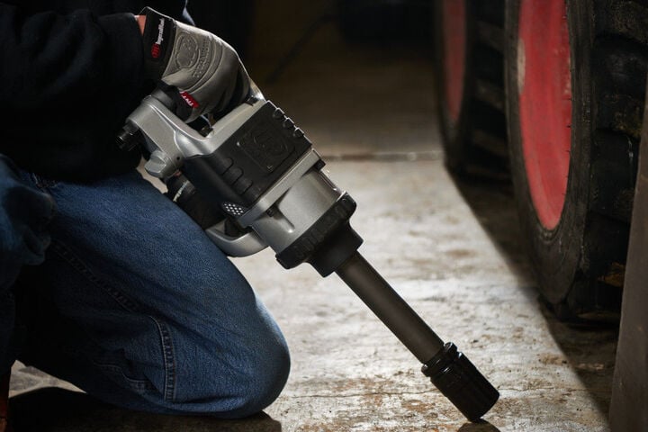 Ingersoll Rand 1 Inch Drive D-Handle Air Powered Impact Wrench, 6 Inch Anvil, large image number 4