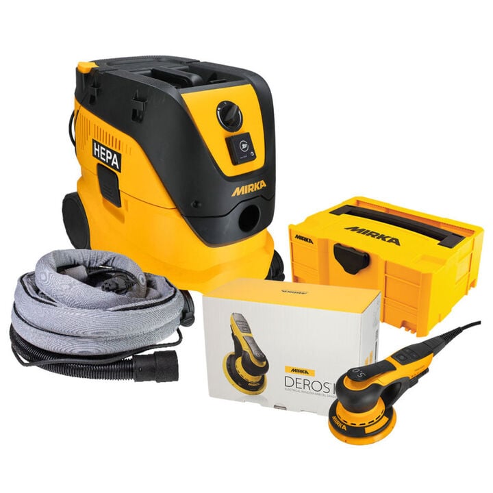Mirka 5 Inch Dust-Free Basic System DEROS II and DE 1230PC