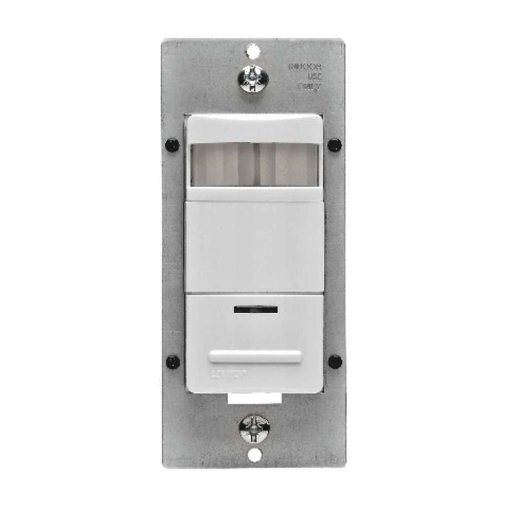 Leviton Decora Motion Sensor Switch 10A Metal White Occupancy – 3236692