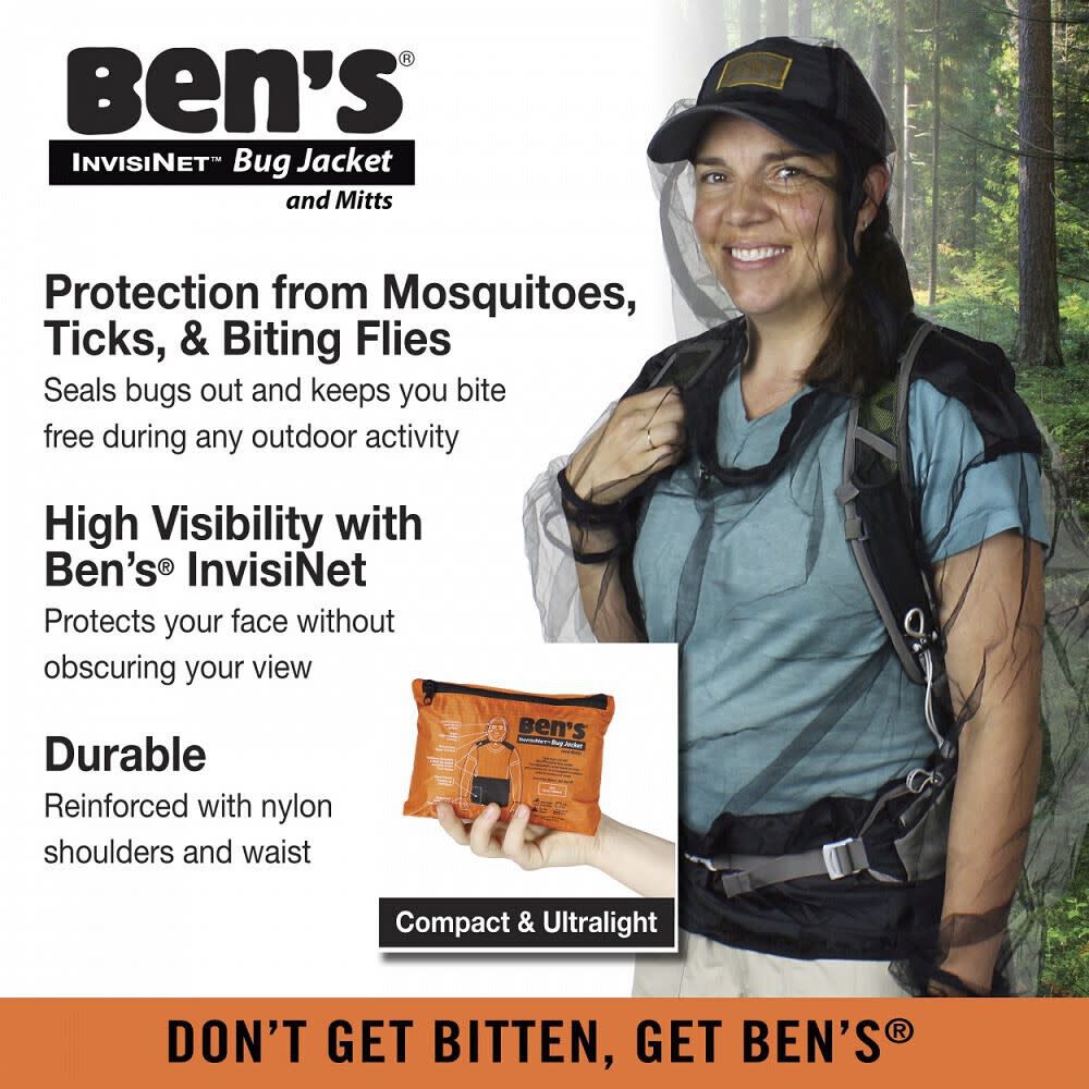 Bens S/M InvisiNet Bug Jacket & Mitts Set 6 Piece Bundle, large image number 3