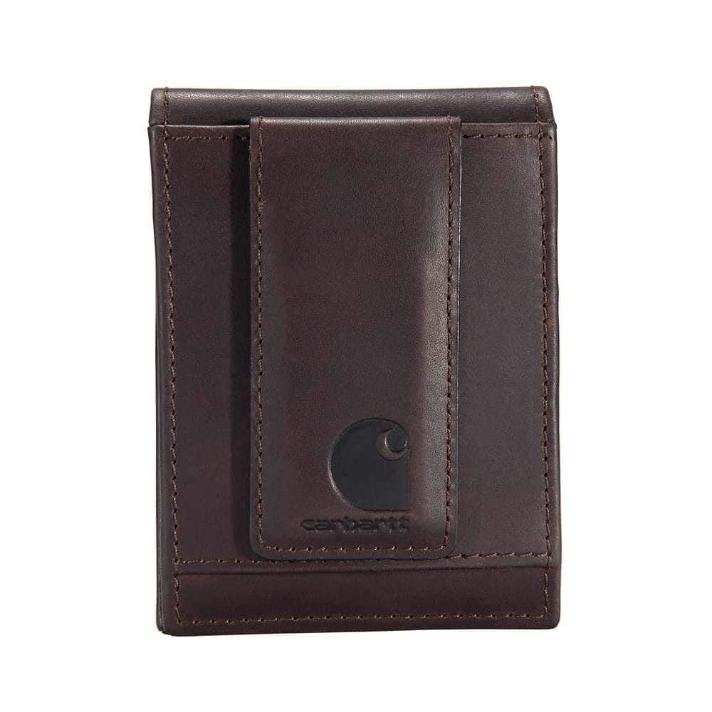 Carhartt Dark Brown Oil-Tan Leather Wallet, large image number 1