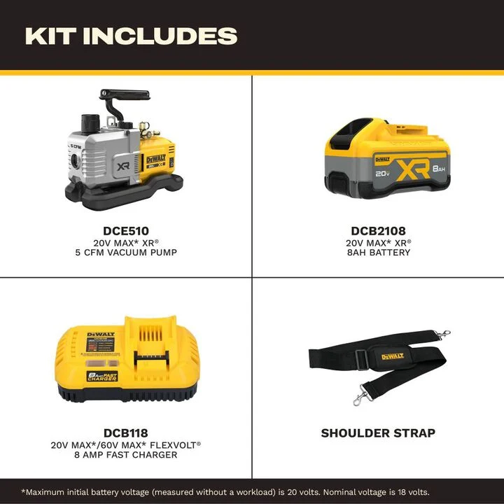 DEWALT DEWALT 20V MAX* XR 5CFM Cordless Vacuum Pump, large image number 2
