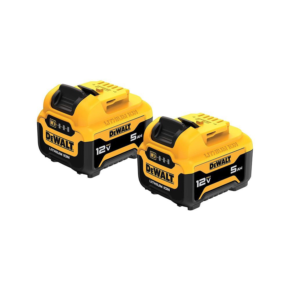 DEWALT 12V MAX 12V 5Ah Lithium Ion Power Tool Battery Pack with Fuel Indicator (2 Pack), large image number 4