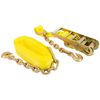 Keeper Ratchet Tie-Down 30 ft x 3 In. with Chain Ends & Grab Hook 5000 lbs WLL (15000 lbs Break Strength), small image number 1