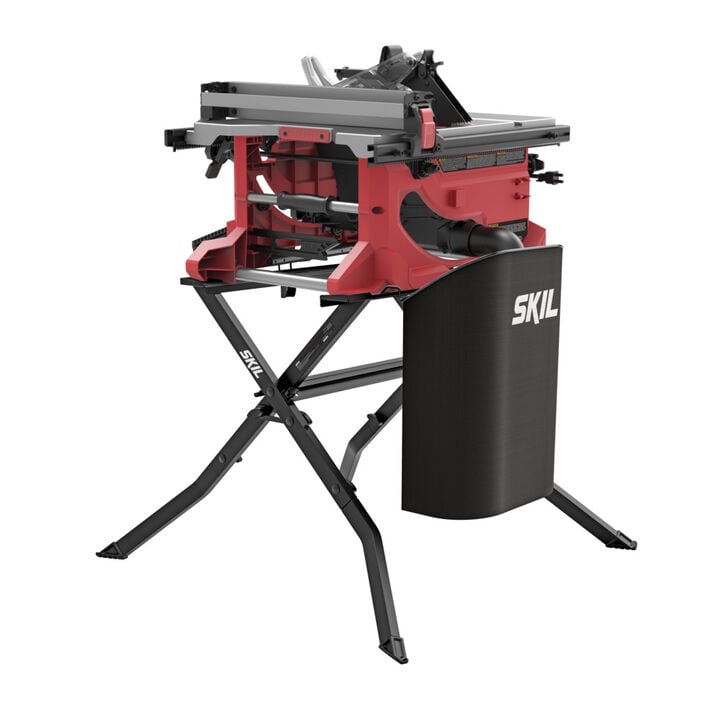 SKIL 8-1/4 Inch 15 Amp Compact Table Saw and Folding Stand, large image number 2