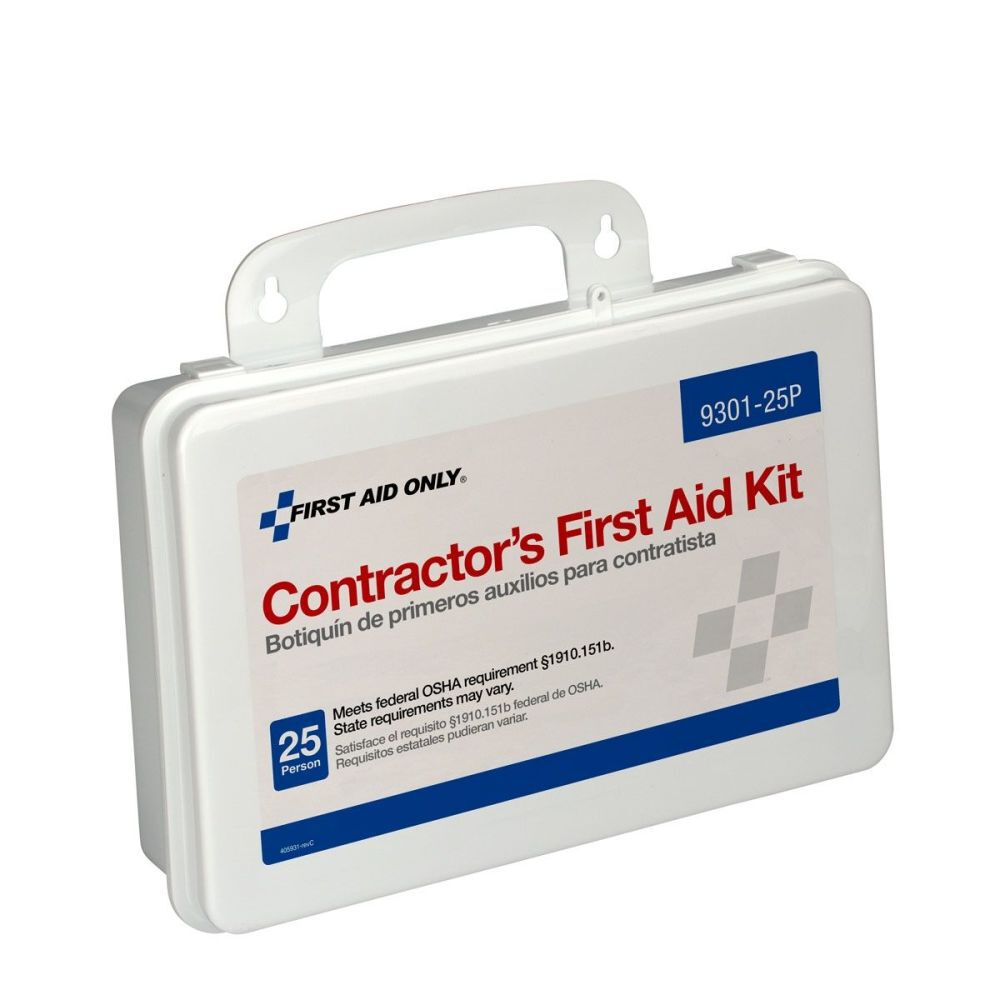 First Aid Only 25 Person Plastic Case Contractor First Aid Kit, large image number 5