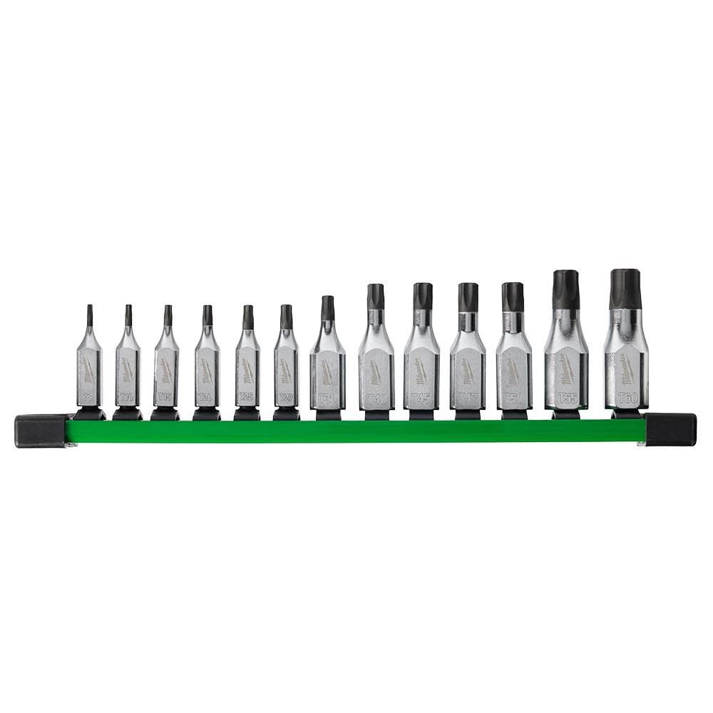 Milwaukee 1/4 Inch and 3/8 Inch Drive TORX Bit Socket Set