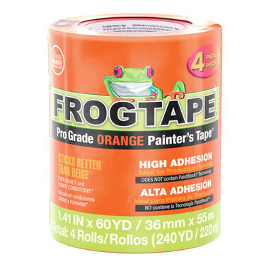 Frogtape CP 199 Painters Tape Pro Grade Orange Orange 36mm x 55m, large image number 0