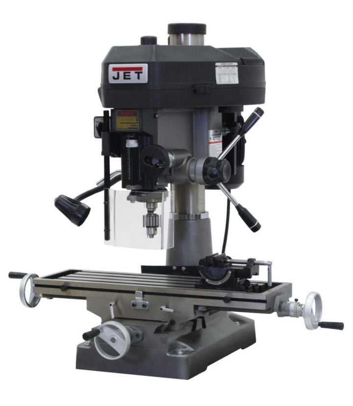 JET JMD-18 with Newall C80 DRO & Table Powerfeed Installed, large image number 0