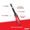 AIRCAT 0.5 HP Extended Straight Pneumatic Die Grinder, small image number 5
