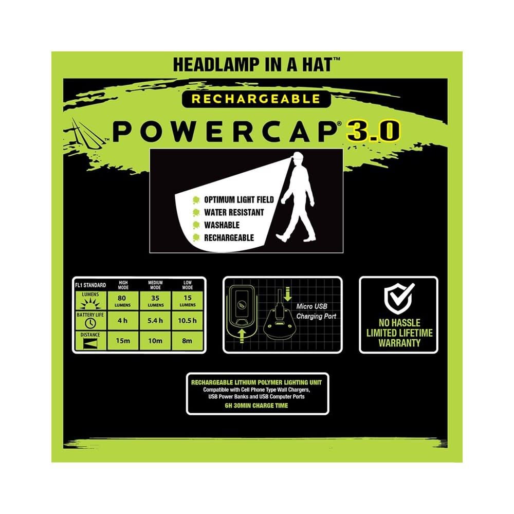 Panther Vision POWERCAP HCL Cap Realtree Edge/Structured Rechargeable, large image number 3