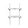Weather Guard 36 Inch White/Red Aluminum Folding Van Shelving, small image number 5