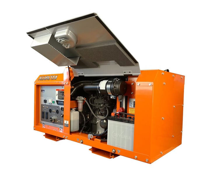 Kubota Lowboy Pro II Series 11,000 Watt (11kW) Diesel Powered 50-State Liquid-Cooled Standby Generator, large image number 3