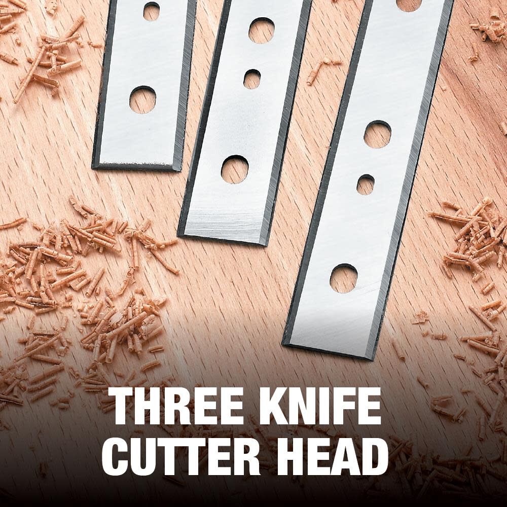 DEWALT Thickness Planer 13in Three Knife 2 Speed with Mobile Stand