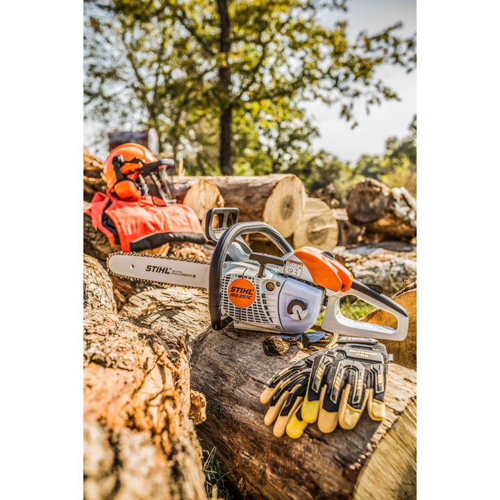 Stihl MS 201 C-EM 63PS3 4805 12 Inch Bar Gas Powered Rear Handle Chainsaw, large image number 16
