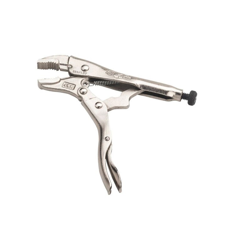 Stanley 4 Inch Curved Jaw Locking Pliers, large image number 3