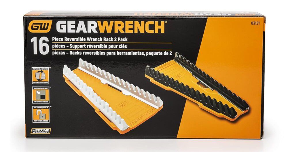 GEARWRENCH Promotional Reversible 16 Slot Wrench Rack, large image number 1