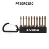 Vega Impactech 2in Square Driver Bits Set 10pcs, small