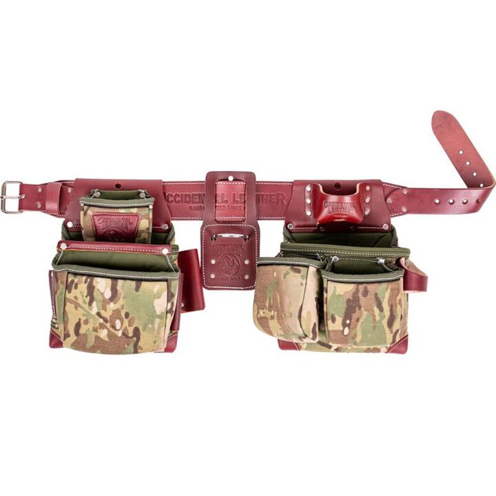 Occidental Leather Oxylights Framer Set with Double Outer Bags MultiCam and Oxy Red Large