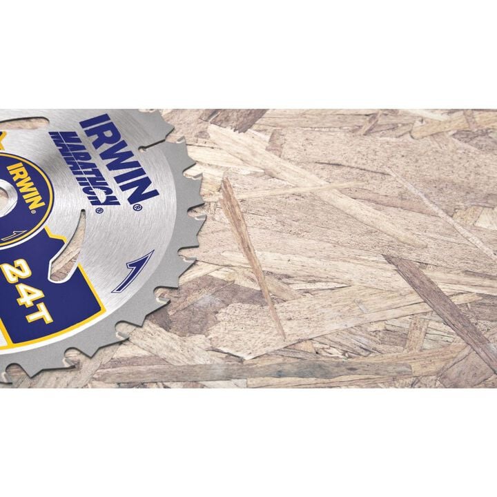 Irwin Marathon 7 1/4-Inch 24T Pack of 10 Circular Saw Blades, large image number 3