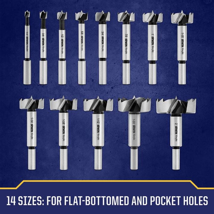 Irwin 14PC Forstner Bit Set Marples, large image number 3