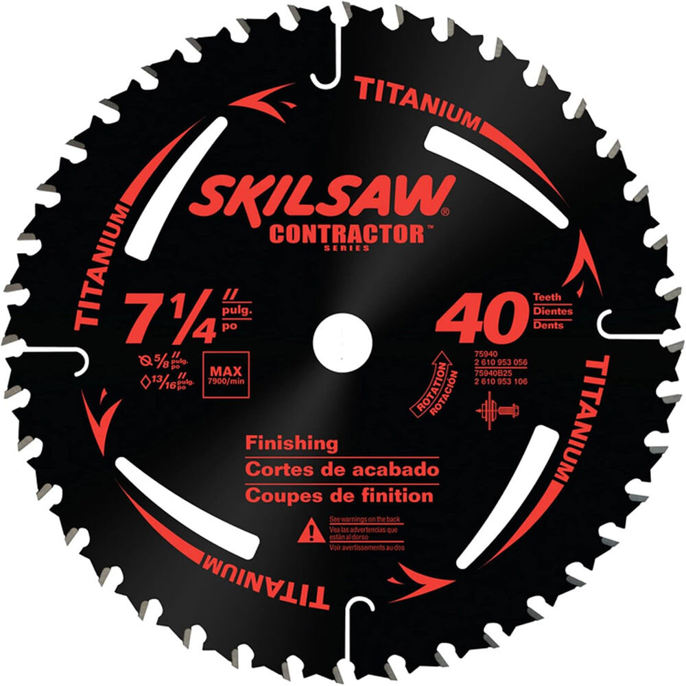 SKILSAW 7-1/4 Inch 40T Pack of 10 Framing Saw Blades, large image number 2