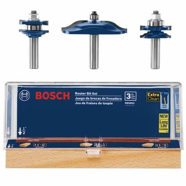 Bosch 3 pc. Ogee Door/Cabinetry Set 1/2 In.-Shank, large image number 1