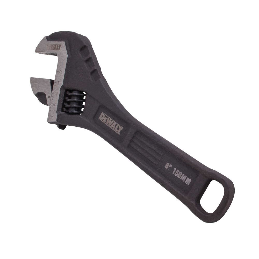 DEWALT 6 Inch & 12 Inch All-Steel Adjustable Wrench Bundle, large image number 4