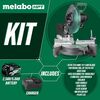 Metabo HPT 18V MultiVolt Cordless 10 Inch Single Bevel Miter Saw Kit, small
