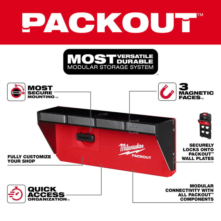 Milwaukee PACKOUT Magnetic Rack, large image number 6