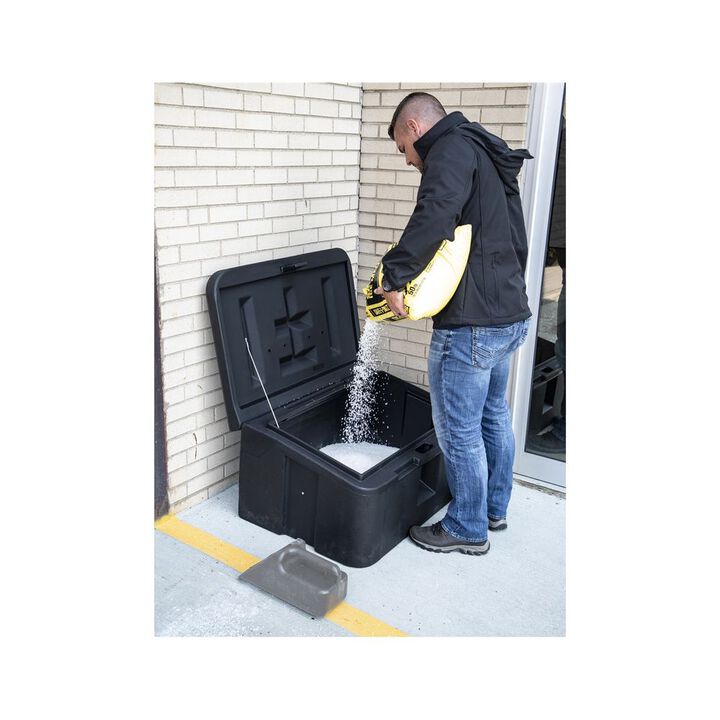 Buyers Products Company 5.8 Cubic Ft Poly Storage Bin Black, large image number 6
