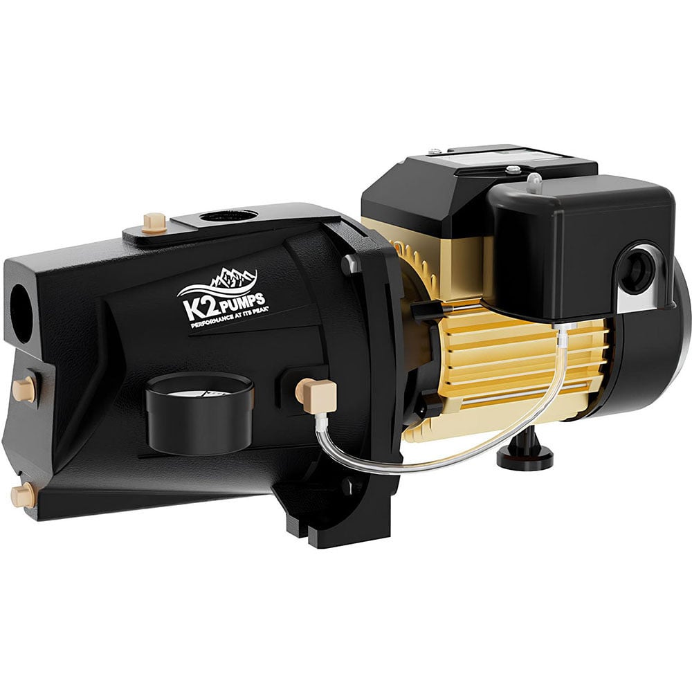 K2 Pumps Shallow Well Jet Pump 3/4 HP Lead Free Cast Iron 115/230V, large image number 1