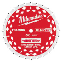 Milwaukee 10-1/4 Inch 28T Thick Kerf Framing Circular Saw Blade