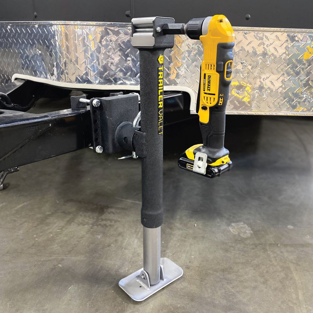 Trailer Valet JX 5000 lbs Side Mounted Drill Jack 14in Travel, large image number 2