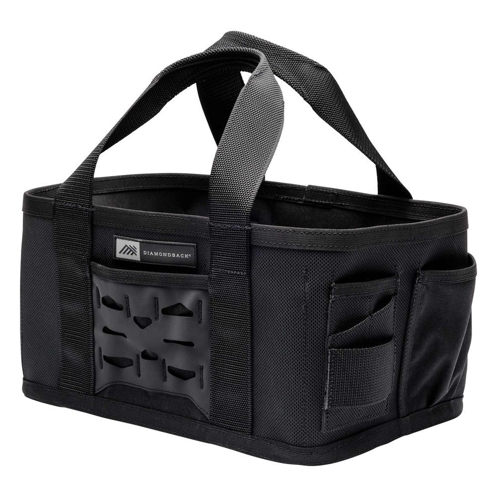 Diamondback Toolbelts Textured Vinyl and 1000D Nylon Baere Tote X, Black, large image number 5