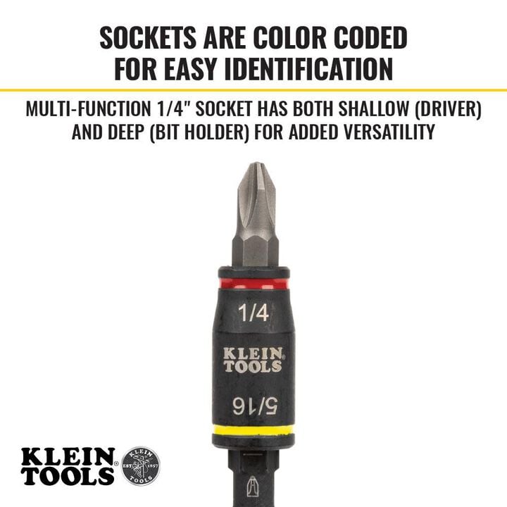 Klein Tools 10-in-1 Impact Stubby Screwdriver, large image number 3