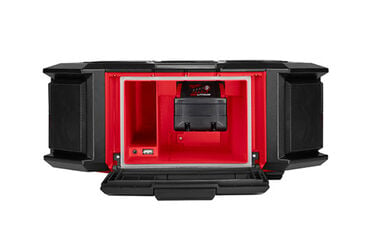 Milwaukee M18 PACKOUT Radio + Charger with PACKOUT Rolling Tool Box Bundle, large image number 3