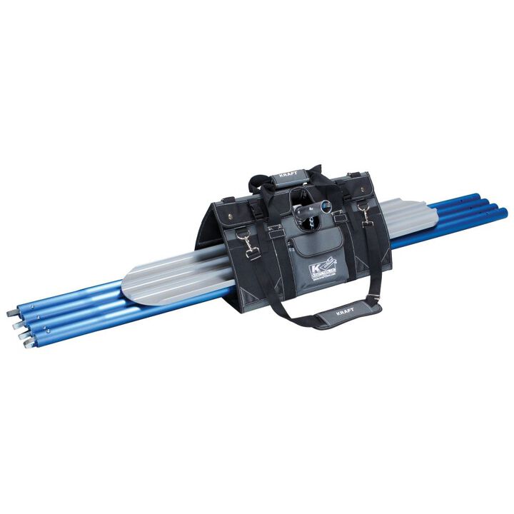 Kraft Tool Co EZY-Tote 72 Inch Tool Carrier with 48 Inch Round End Bull Float