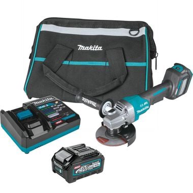 Makita XGT 40V max Paddle Switch Angle Grinder Kit 4 1/2 / 5in