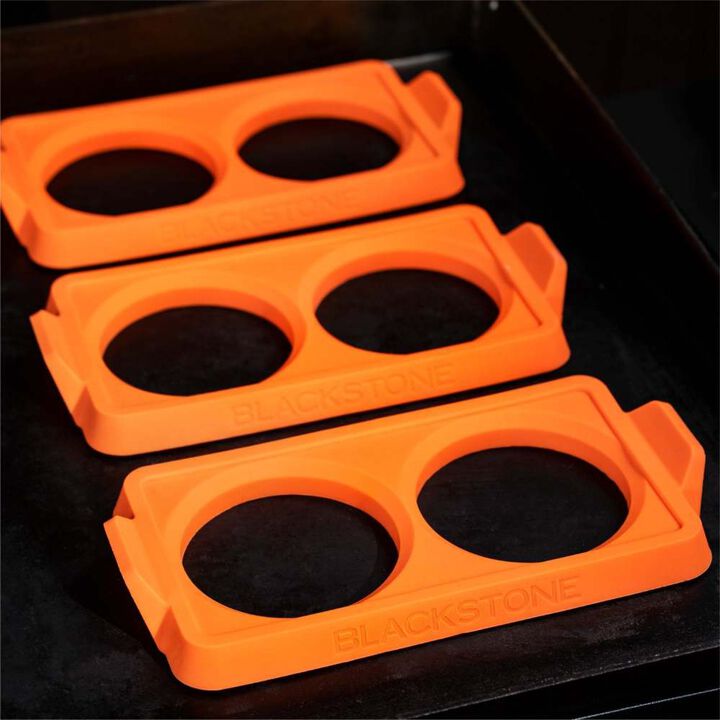 Blackstone 2 Section Silicone Egg Ring Tray 3 Pieces, large image number 6