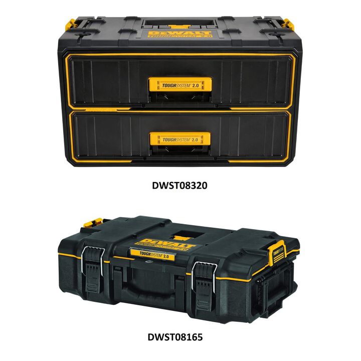 DEWALT Toughsystem 2.0 22 Pound 2-Drawer Unit, 110 Pound Tool Box Bundle, large image number 1