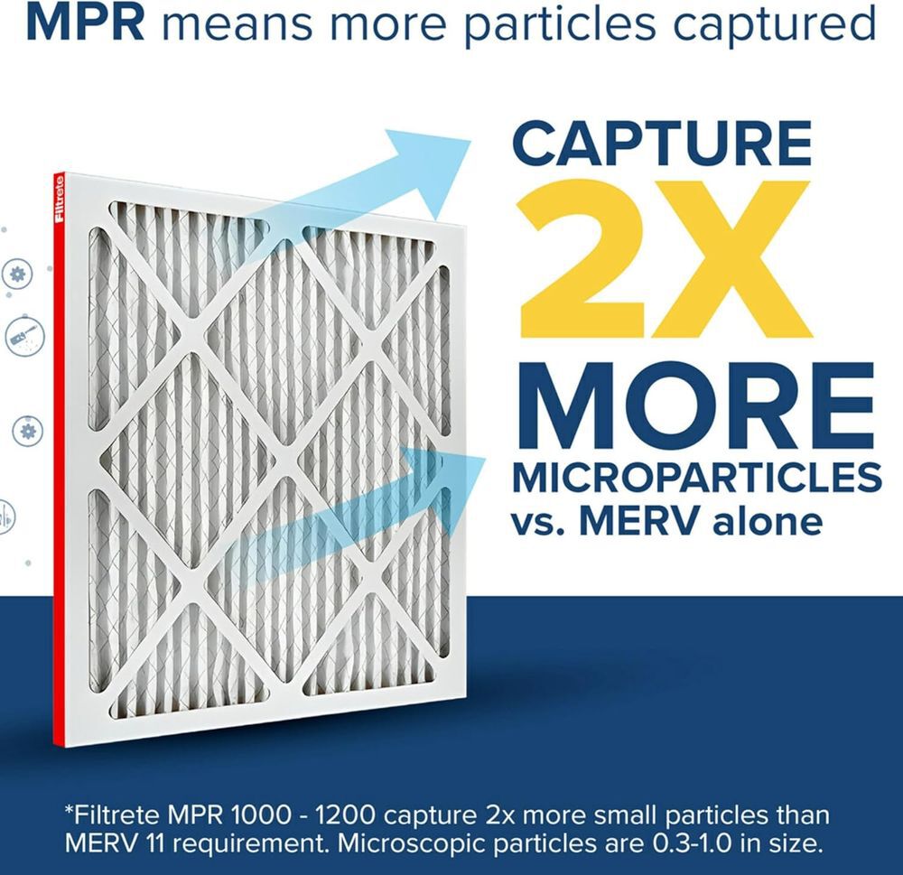3M Filtrete 14 x 14 x 1-Inch 1000 MPR MERV 11 Allergen Defense Furnace Air Filter, 4-Pack, large image number 5