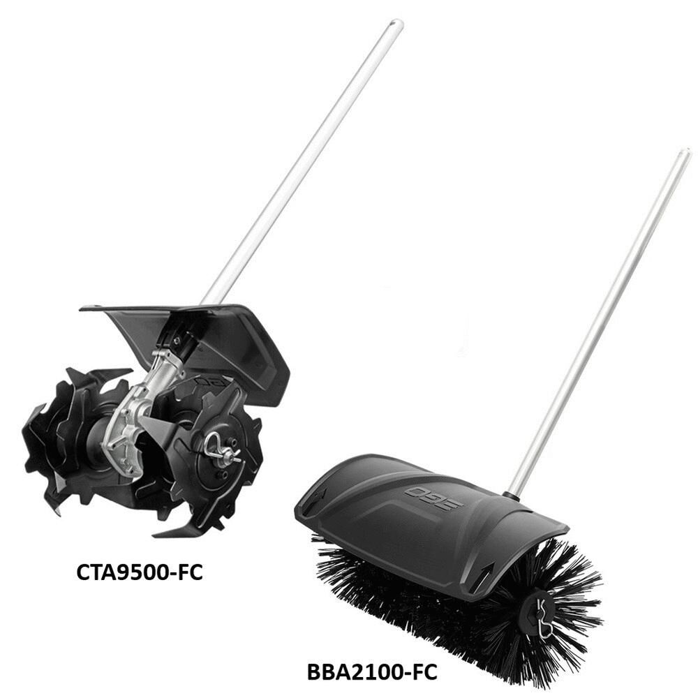 EGO Power+ 9.5 Inch Cultivator Attachment and Brush Attachment Reconditioned Bundle, large image number 2