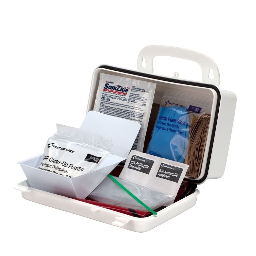 First Aid Only BBP Spill Clean Up Kit 20pc Plastic Case, large image number 4